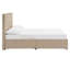 Lit plateforme tapissier avec rangement Cletus-1691165819
