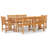 Bithlo Rectangular 5 - Piece 6 - Person 150Cm L Teak Outdoor Table Set-121228692