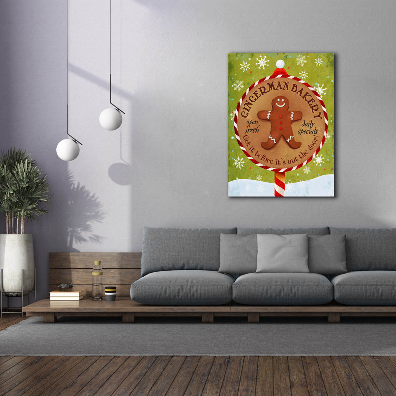 Epic Graffiti 'Gingerman Bakery'  by Art Licensing Studio Canvas Wall Art, 40" x 54"