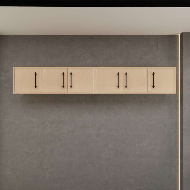 Armoire murale supérieure Victoria (double), H 13,8 po x l 84 po x P 12 po, Chêne jaune