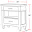 Table de chevet en bois massif Bankhead