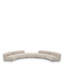 Grand Avenue Curved Ottoman