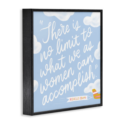 «Women Accomplment», citation giclée par Joylark Studio