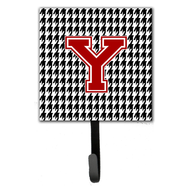 Porte-laisse houndstooth et crochet mural, Y