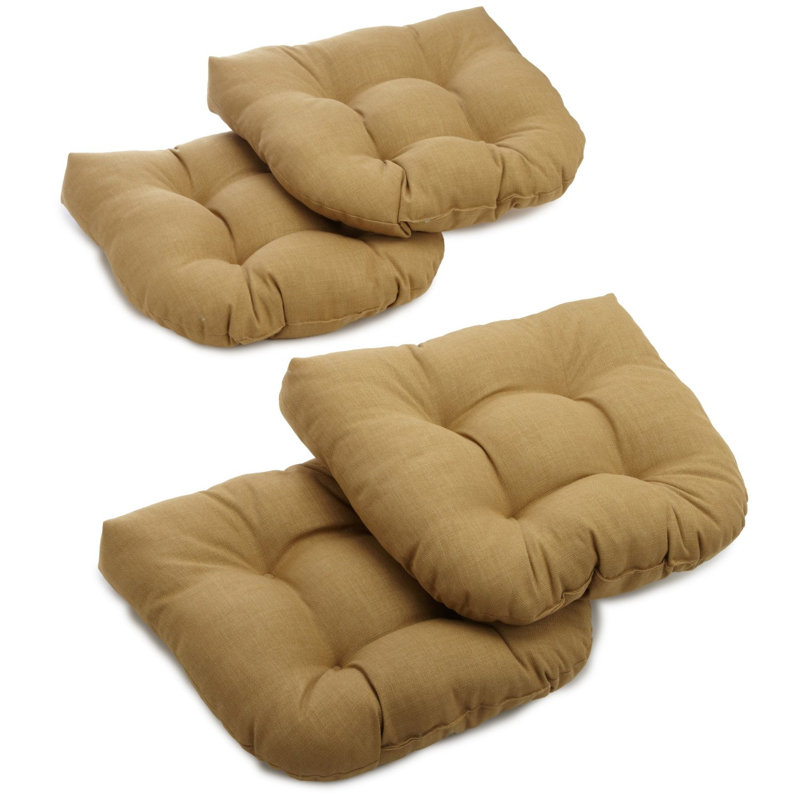 Outdoor 5'' Seat Cushion, Wheat, 4
