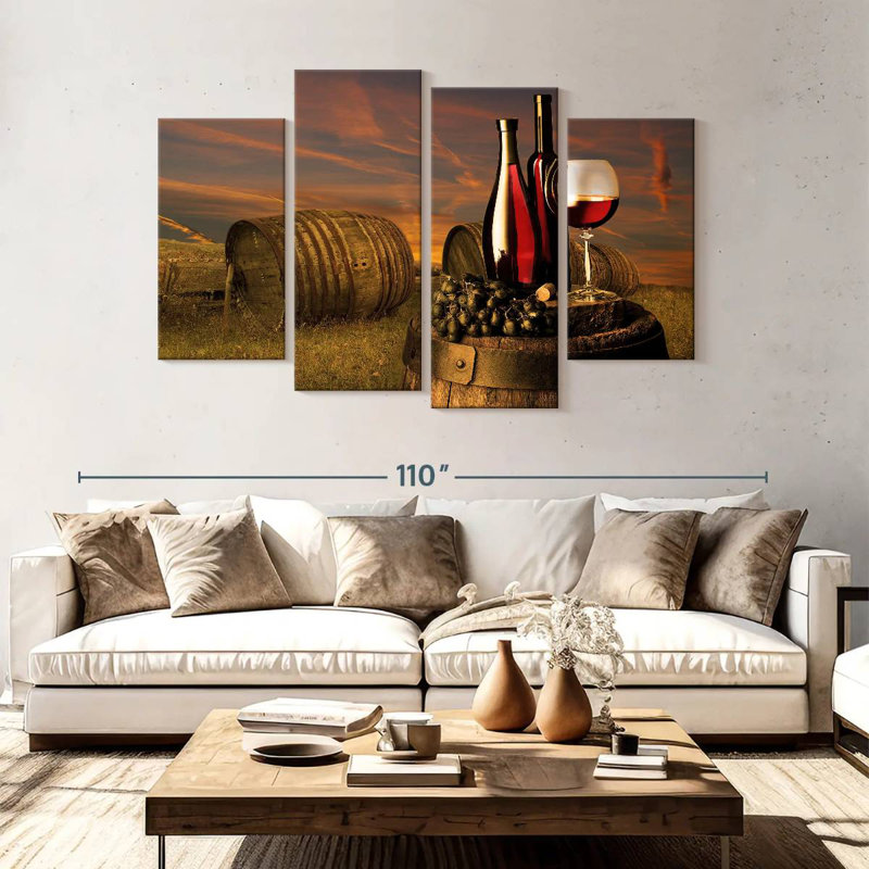 Vin rouge Yarlin au coucher du soleil