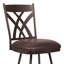 Tabouret de bar pivotant à hauteur de comptoir ou de bar avec repose-pieds Derya-8341295-8322647