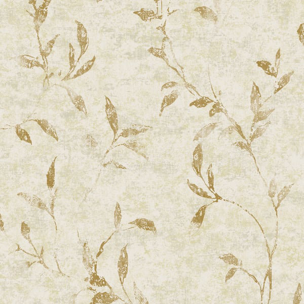 Elegance 10m x 53cm Textured Wallpaper Roll, Gold