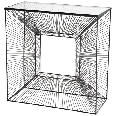Enchantment 31.5 in. Glass Console Table