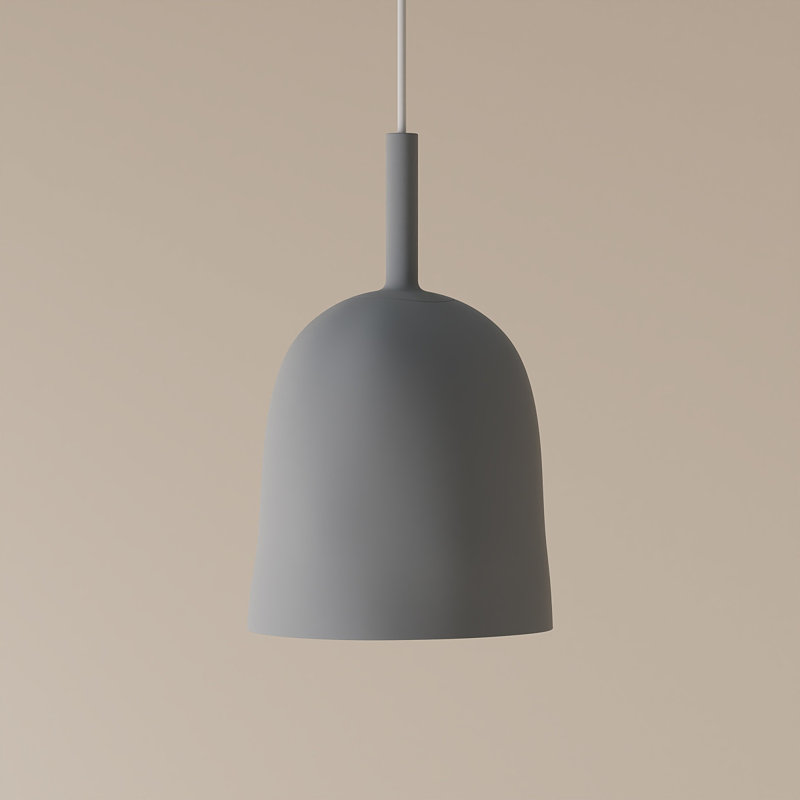 Vessel Pendant Light, Black, Blossom, 18.5'' H x 9'' W x 9'' D