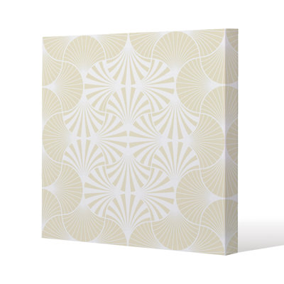 Star Ornament Slim Style Canvas Print, 15mm Slim Real wood.