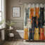 Rideau de douche 1 pièce Artful Fur-1455564748