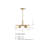 Kulthum Light Sputnik Modern Linear Chandelier-1583798050