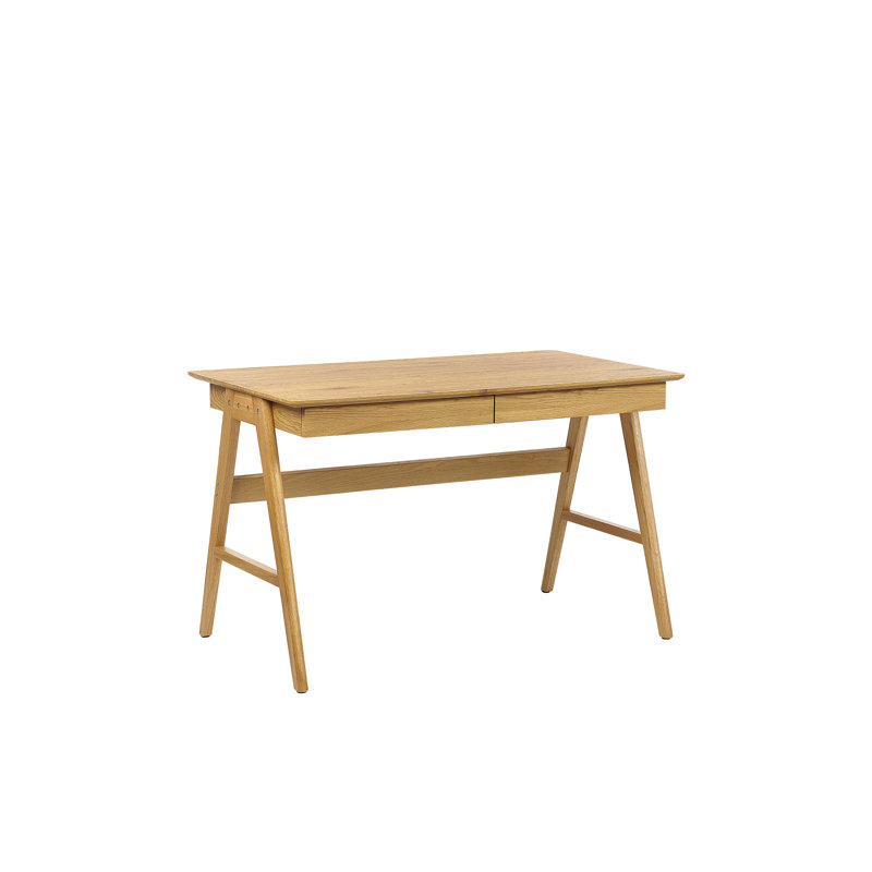 Mack Solid Wood Base Writing Desk