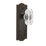 Grandeur Parthenon Plate Privacy with Baguette Crystal Door Knob