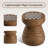 Kanarraville Concrete Outdoor Side Table-2127232098