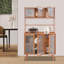 Buffet de cuisine sur pied avec portes et armoires de cuisine