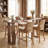 Vintage Solid Wood Pub Table with Wine Rack