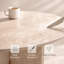 Modern Travertine Finish Square Coffee Table 70cm