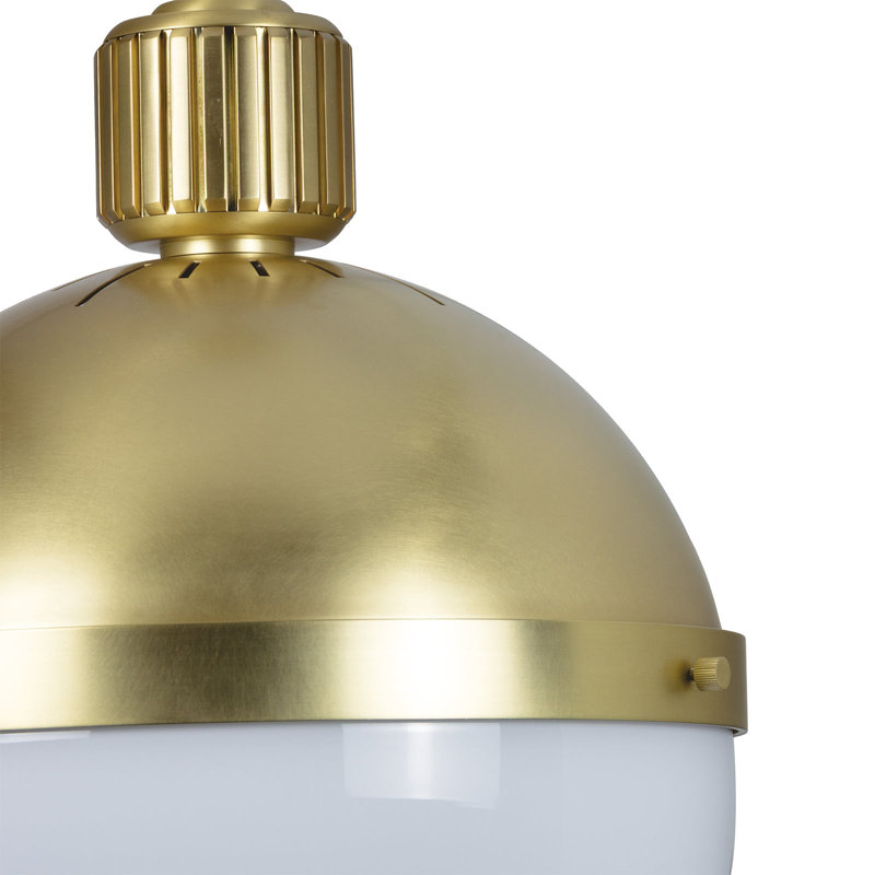 Otis Pendant Large (Natural Brass), 23" H x 15.5" W x 15.5" D