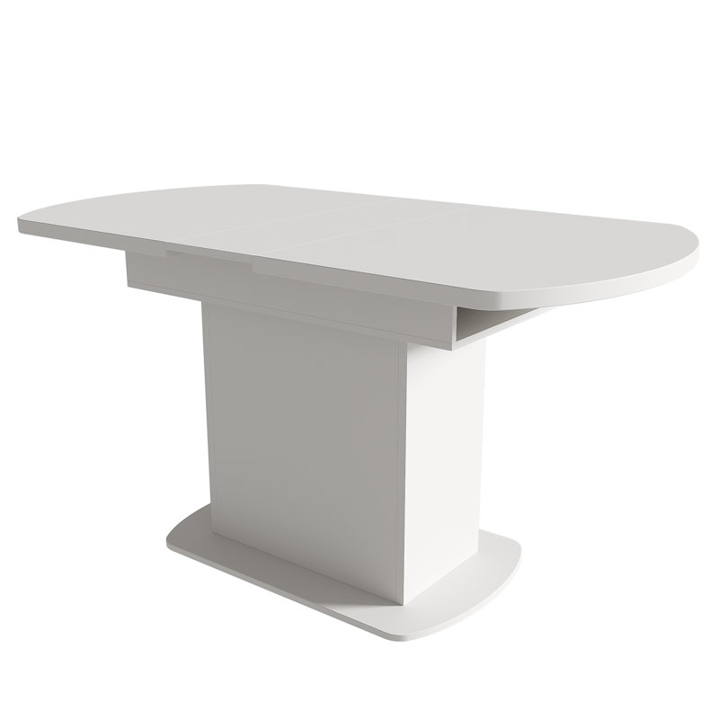 Extendable Dining Table, White