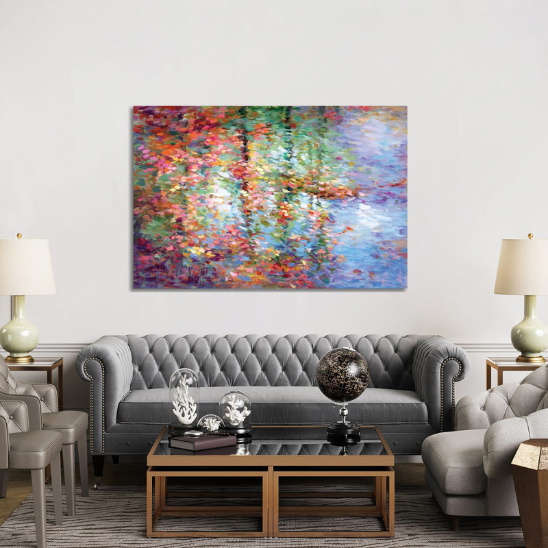 Bluebird Conference by Nan - Painting on Canvas, 152.5 cm H x 101.5 cm W x 3.175 cm D, Wrapped Canvas