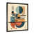 Impression noire sur toile encadrée sélectionné