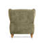Fauteuils d'appoint multifonctionnels, fauteuil inclinable moderne en tissu olive