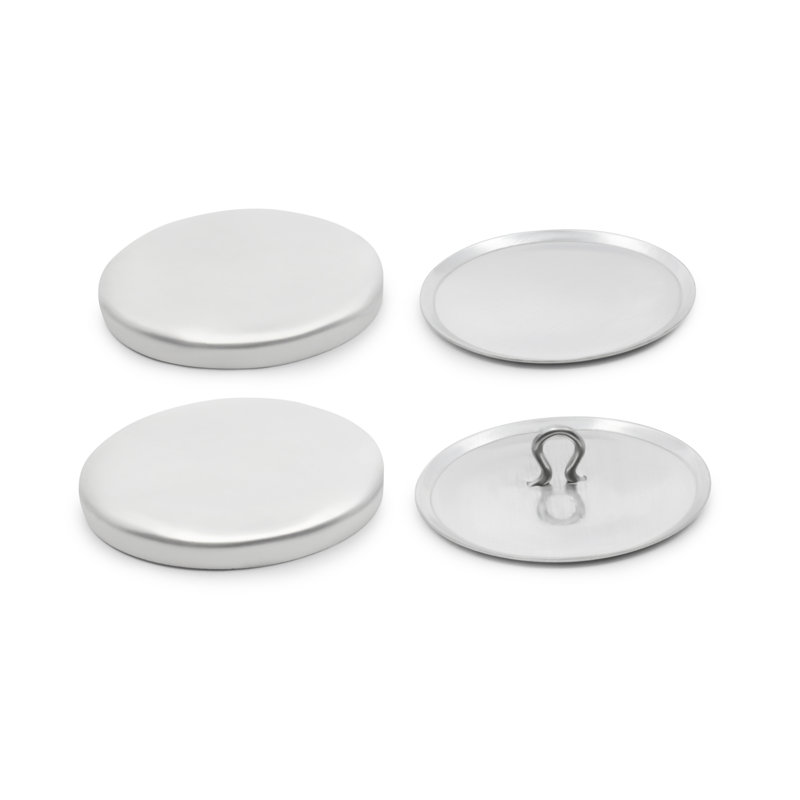 Dritz 1-1 / 8 "boutons et outils d'artisanat, 48 ensembles, nickel