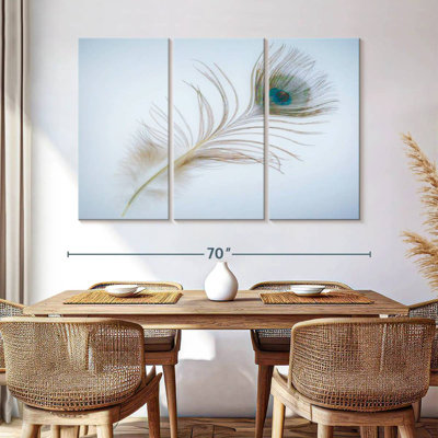 Plume de paon Kerner en bleu