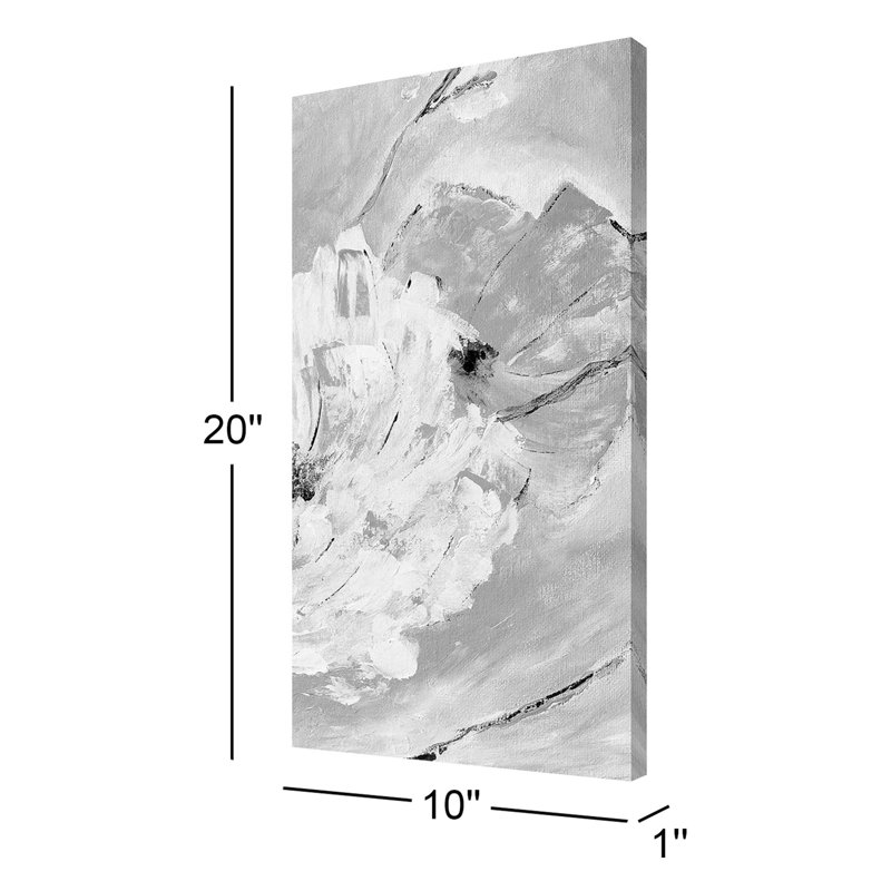 "Silver Sun Garden", ensemble de 3 impressions sur toile