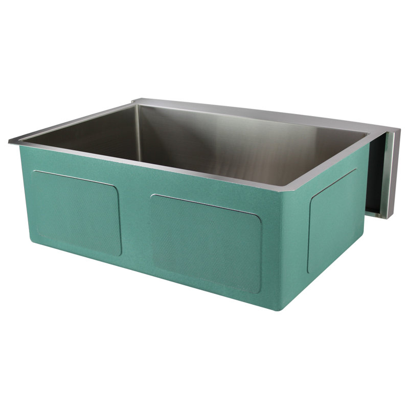 Diamond 29.5'' L Single Bowl Stainless Steel Kitchen Sink