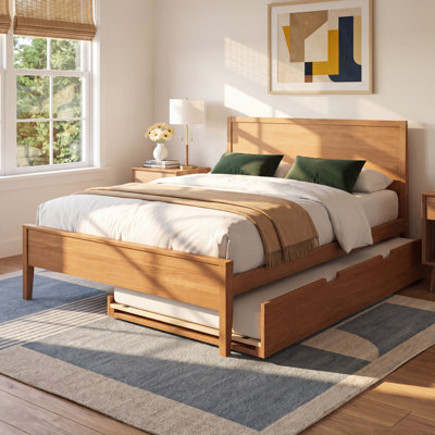 Rosenthal Solid Wood Trundle Bed