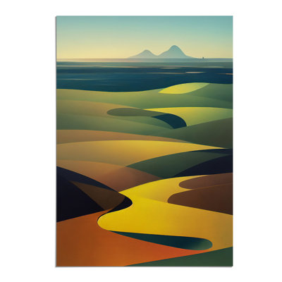 Abstract Mountain Landscapes No.6 - Wall Art