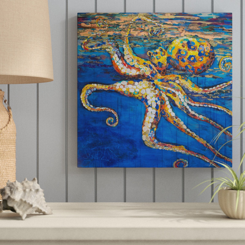 Elizabeth St. Hilaire - Wrapped Canvas Painting, 45cm H x 45cm W x 3.81cm D