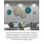 Décoration murale moderne en bois minimaliste moderne