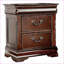 Table de chevet 2 tiroirs Traditional