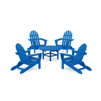 POLYWOOD® Classic Adirondack 4-Person Patio Seating Group