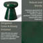 Tabouret d'appoint en céramique Abra-1867125393