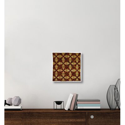 Quilt, 'Log Cabin' Pattern, 'Pineapple' Variation' Graphic Art Print on Canvas -  East Urban Home, B22B7E91118E499FB2C54712309D21AF
