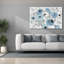 «Watercolor Black Lined Poppies Mix» par Shirley Novak, art mural sur toile-796442727