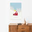 Sweden Abstract Contemporary Christmas Tree Nature Winter Wall Art Print-914347289