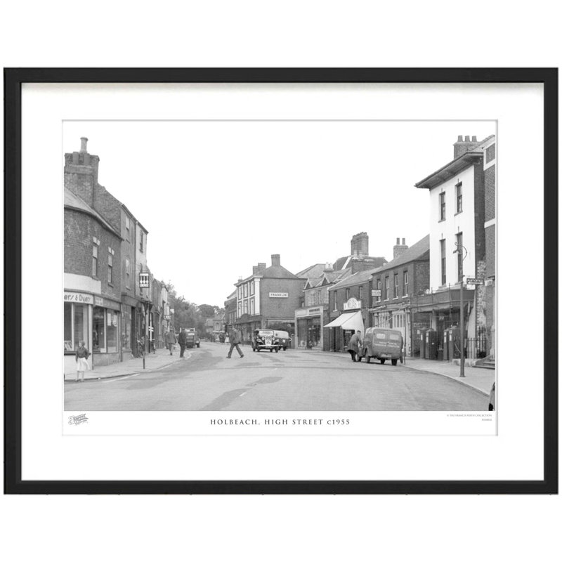 Holbeach, High Street C1955 - Single Picture Frame Print, 63.3cm H x 83.5cm W x 2.3cm D