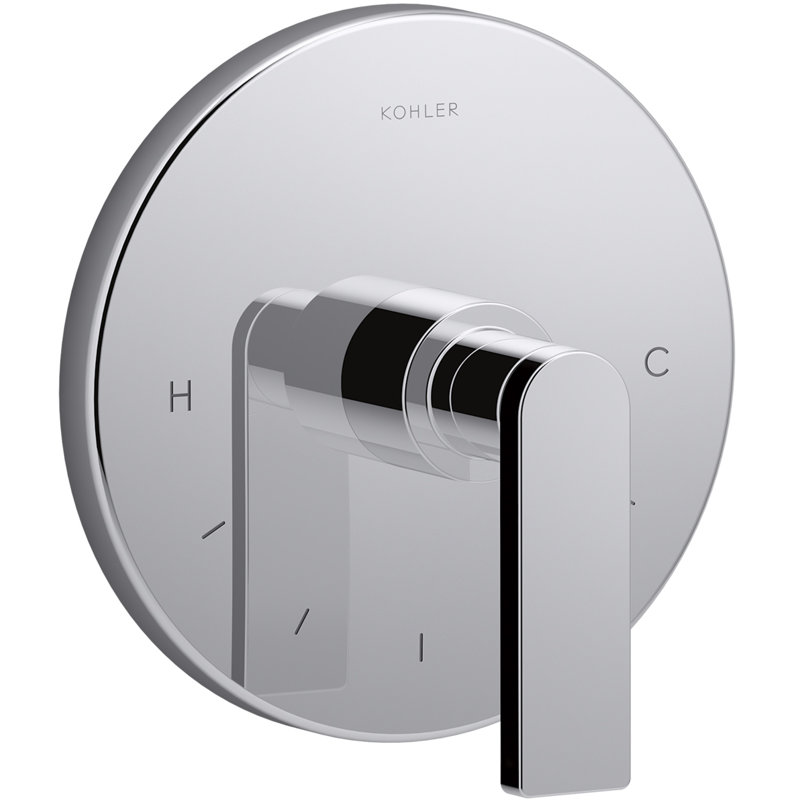 Composed® Thermostatic Faucet Trim with Lever Handle, Vibrant Polished Nickel