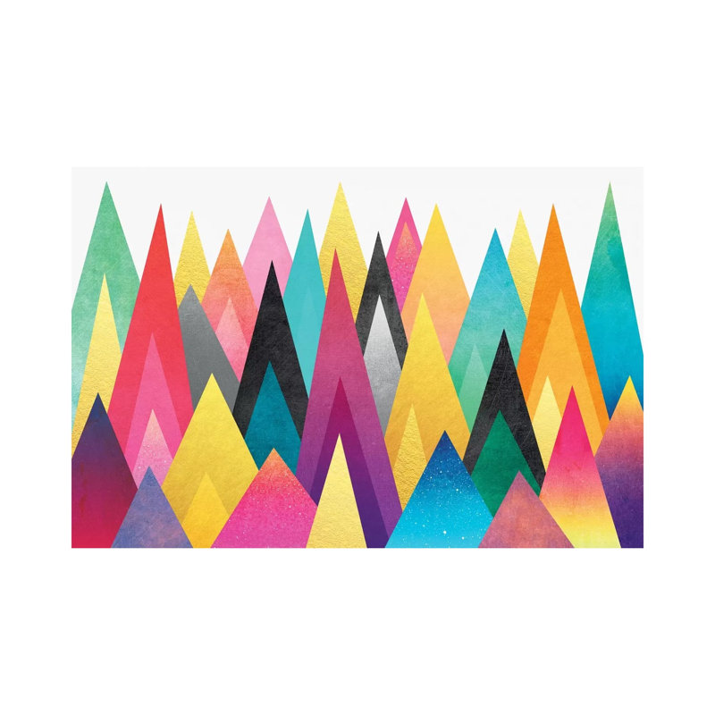 Dreamy Peaks by Elisabeth Fredriksson - Wrapped Canvas Print, 66.04 cm H x 45.72 cm W x 3.175 cm D