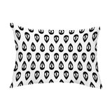 Geometric Indoor/Outdoor Reversible Throw Pillow