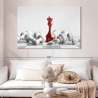«Chess Red Queen», reproduction sur toile