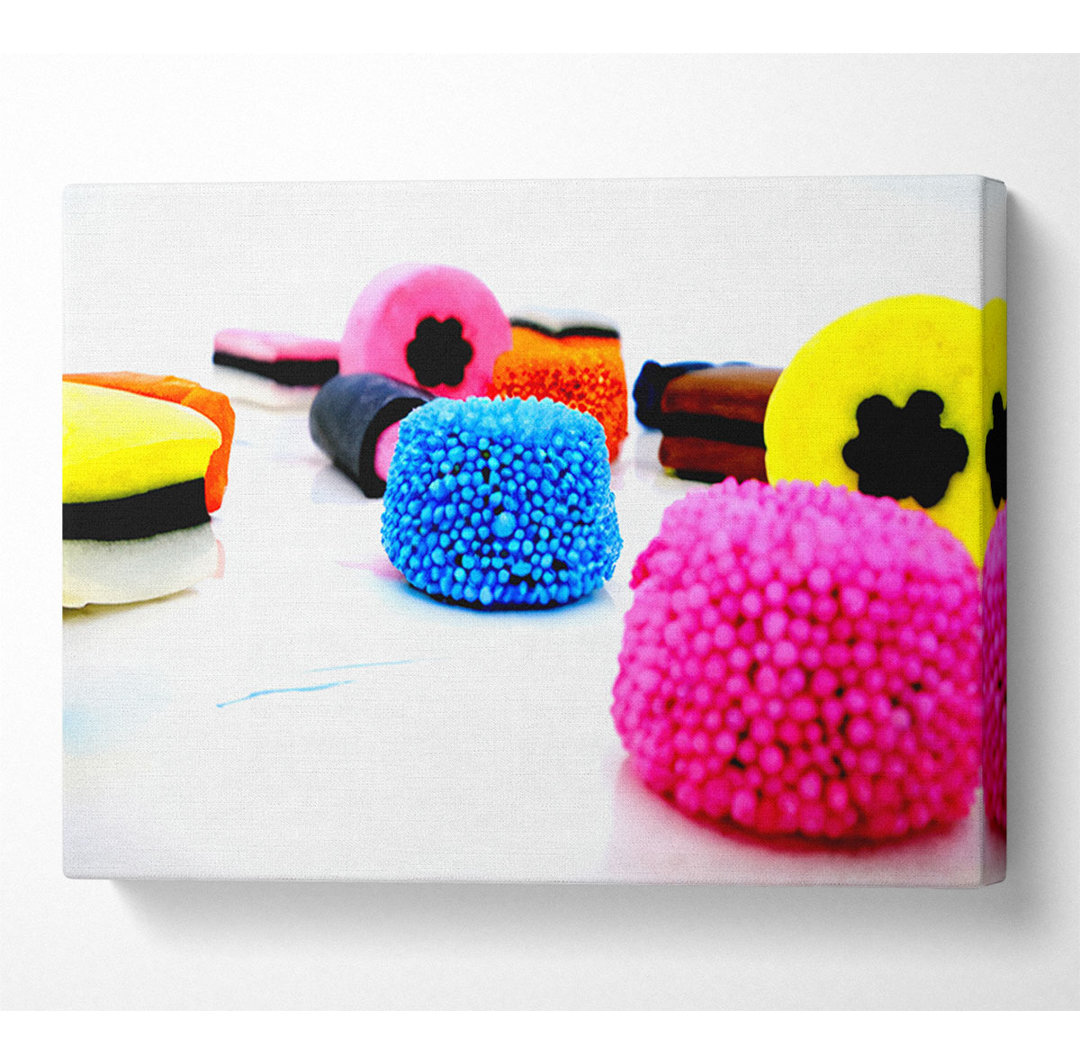 Liquorice Allsorts Dispaly - Kunstdrucke auf Leinwand