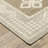 Tavraj Modern Geometric Medallion Beige / Tan Indoor/Outdoor Rug-388302291