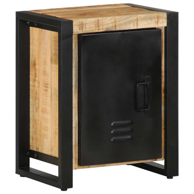 Amaly 40cm W Iron Bedside Table